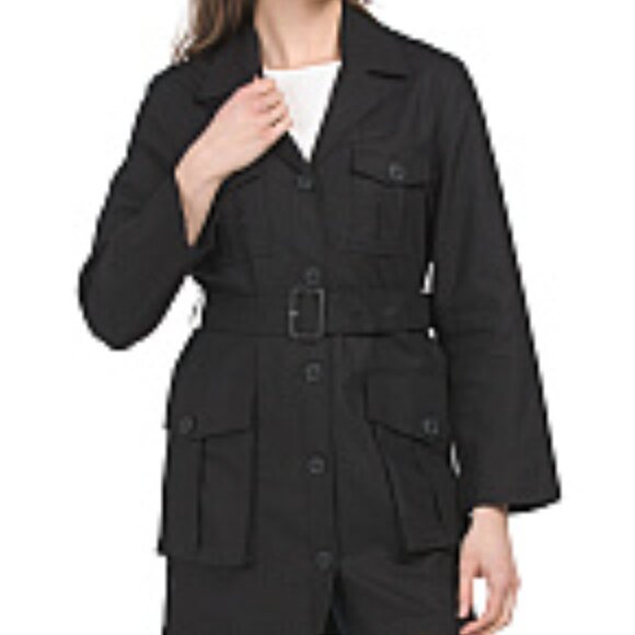 ZARA Linen Blend Jacket - Picture 1 of 2